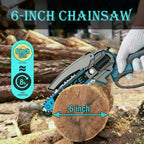 Cordless Mini Chainsaw - Portable for Everyday Use – product detail angle