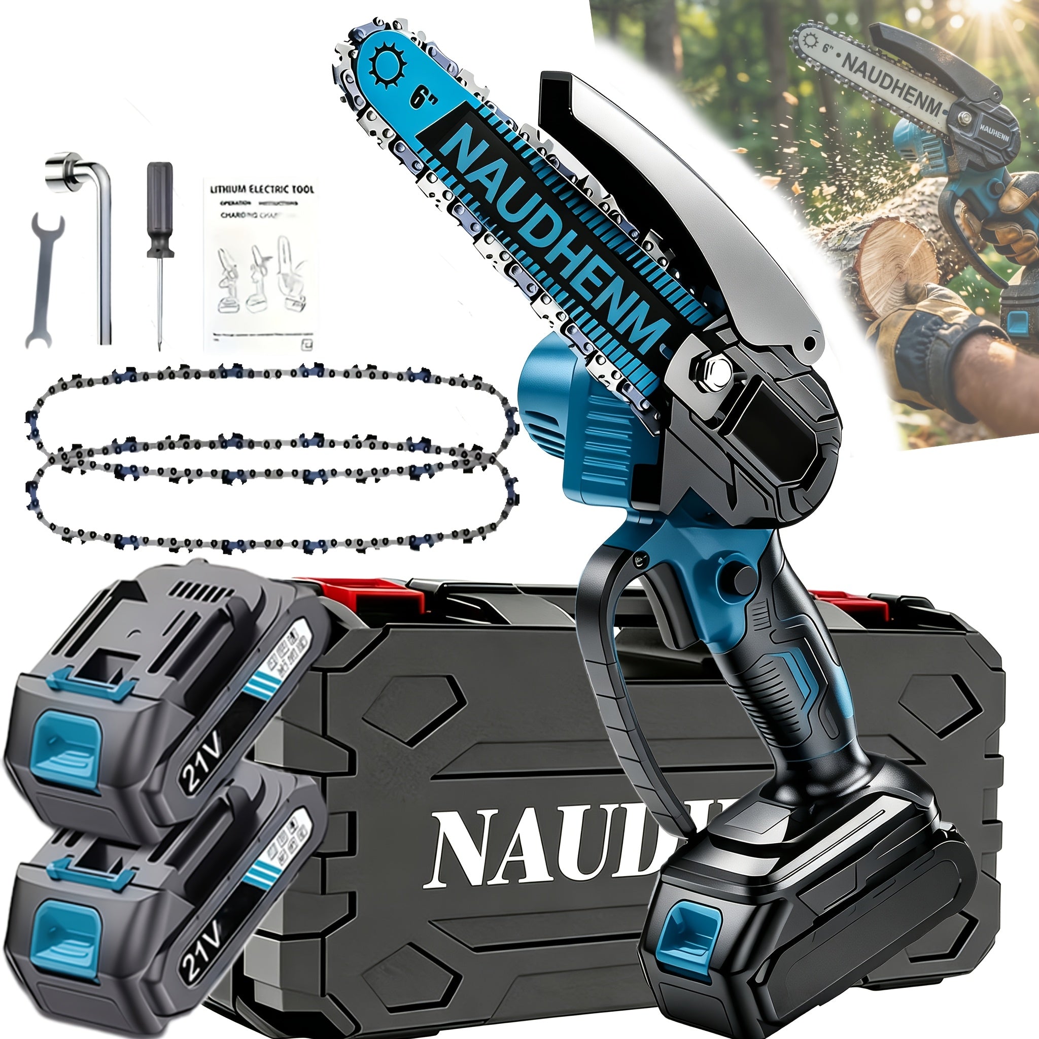 Cordless Mini Chainsaw detail view 3 for Australian shoppers