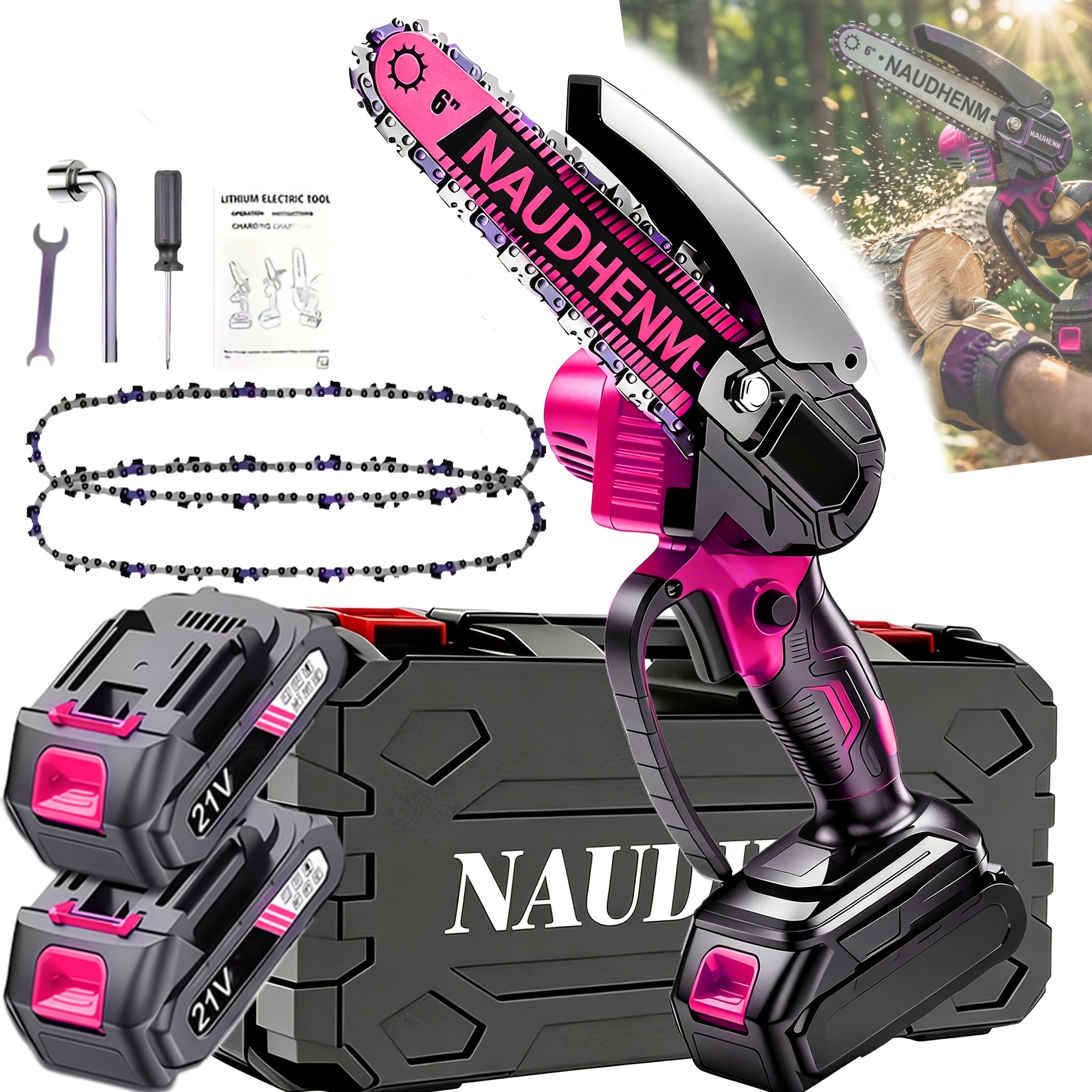 Cordless Mini Chainsaw detail view 2 for Australian shoppers