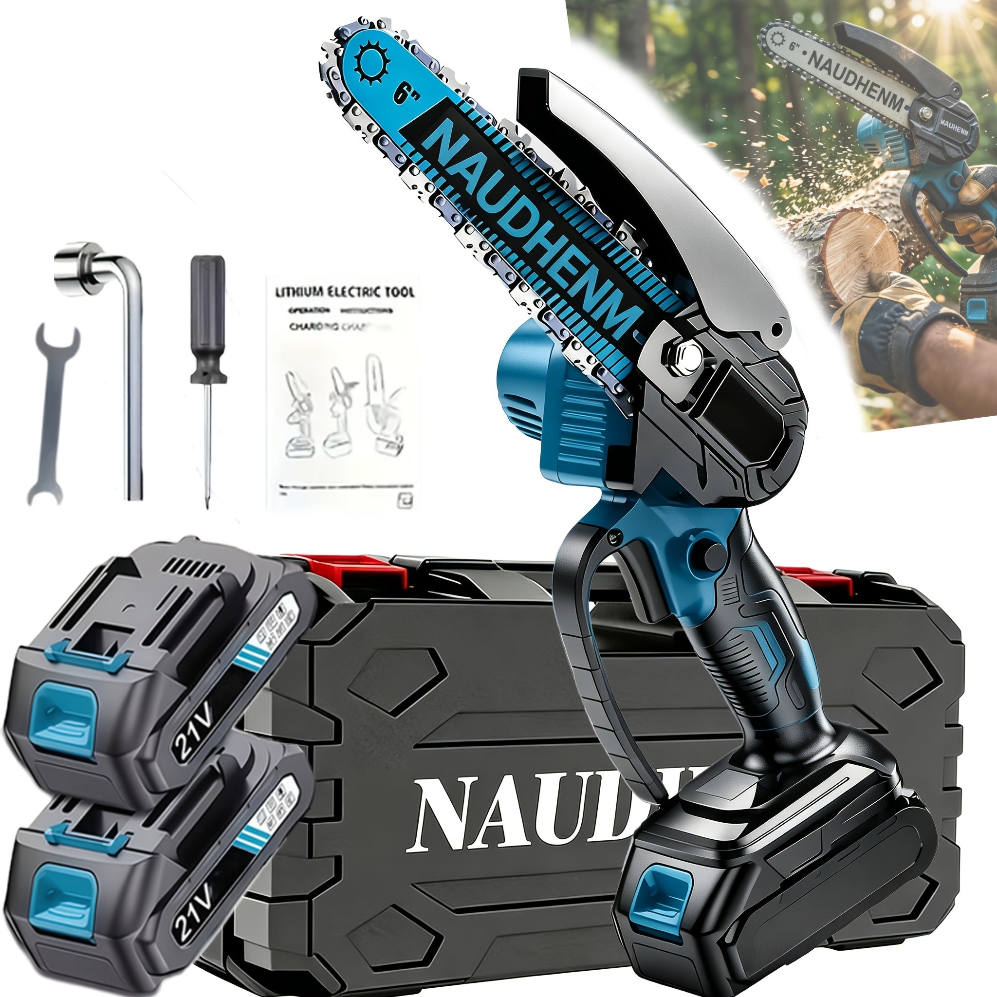 Cordless Mini Chainsaw - Portable for Everyday Use – additional product view 21