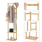 Corner Hall Tree Coat Rack product detail 10