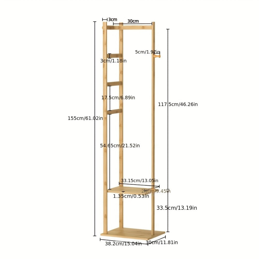 Corner Hall Tree Coat Rack product detail 3