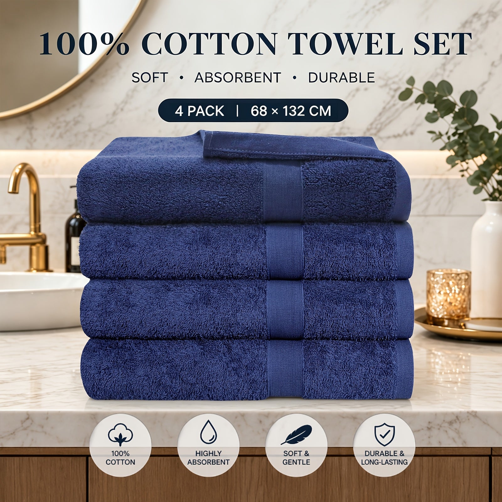 Cotton Bath Towel Set product detail 25