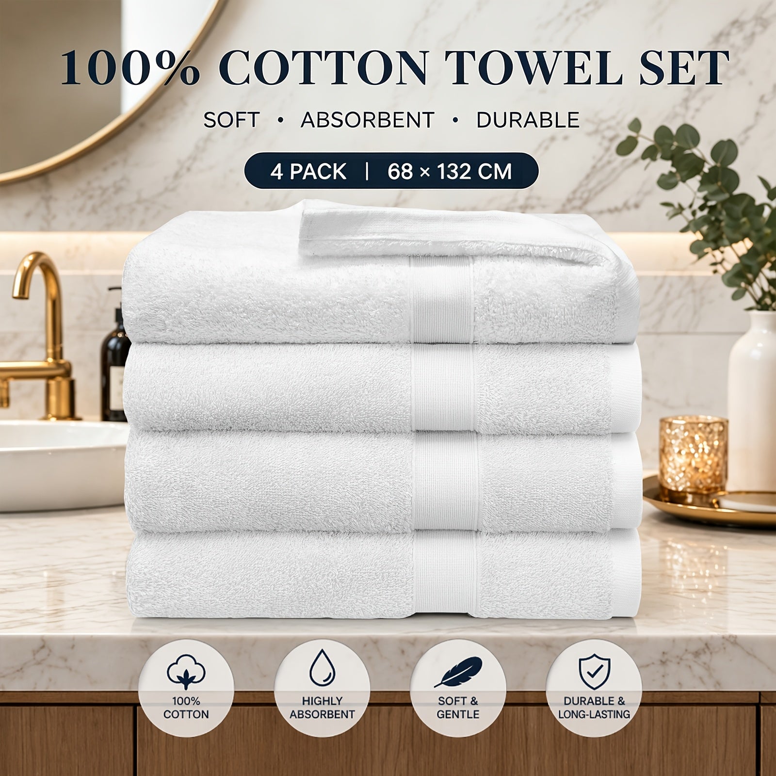 Cotton Bath Towel Set product detail 26