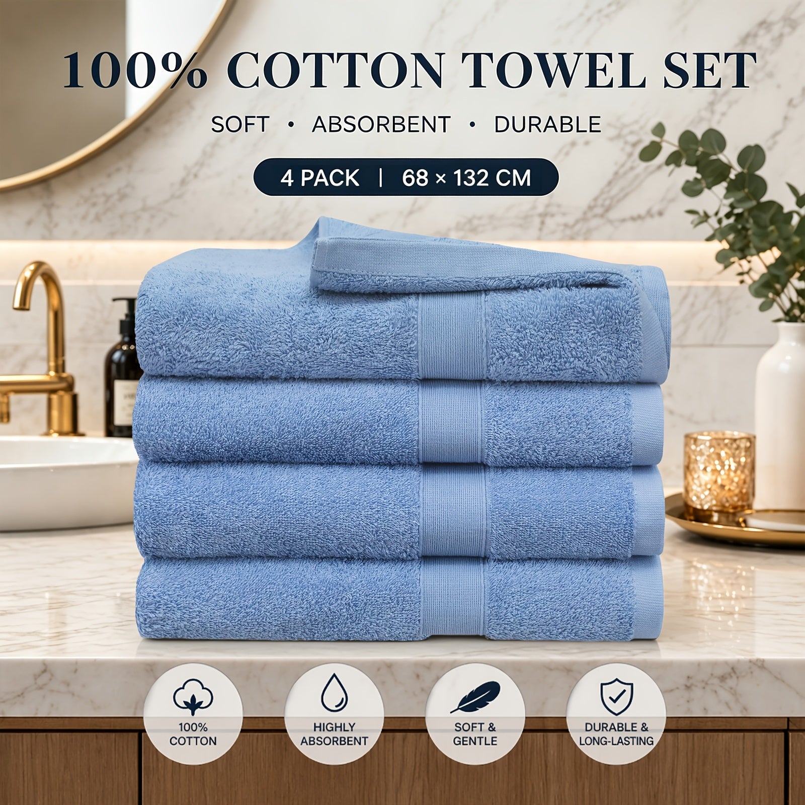 Cotton Bath Towel Set product detail 28