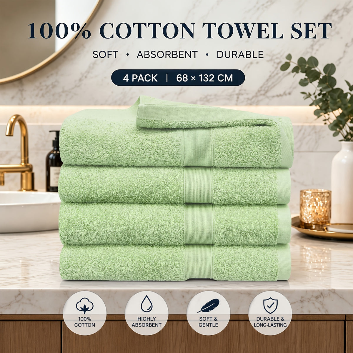 Cotton Bath Towel Set product detail 29