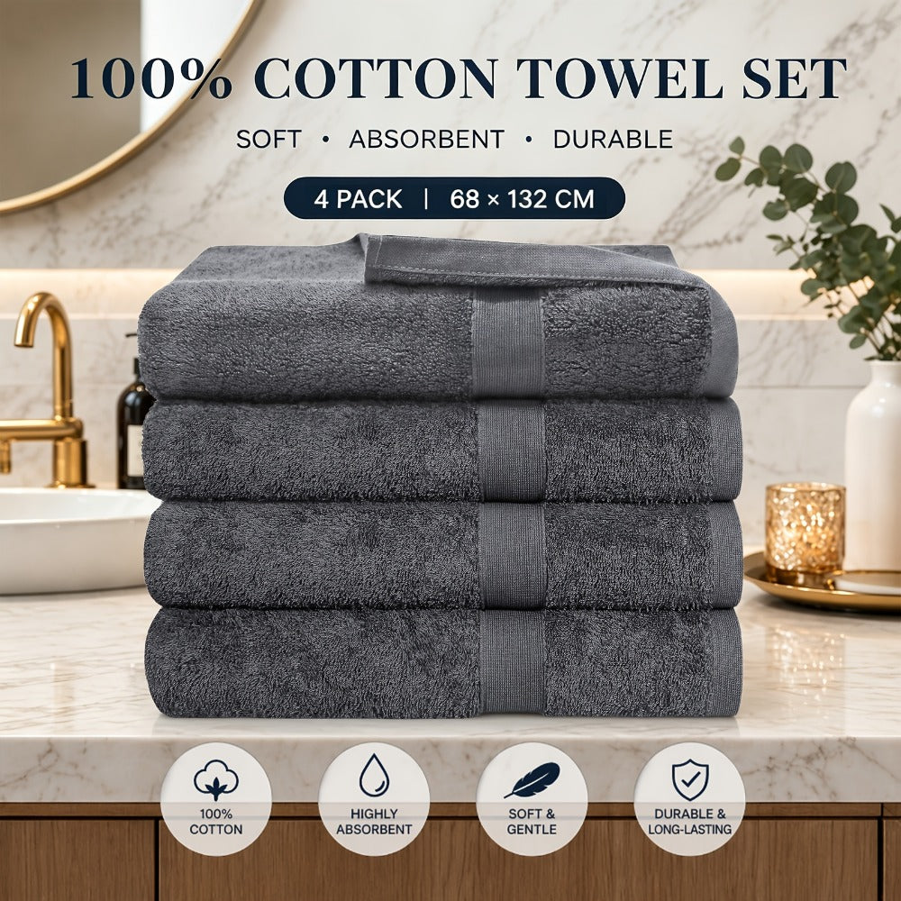Cotton Bath Towel Set for Australian homes