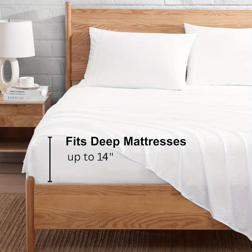 Cotton Bed Sheet Set – 2000TC Deep-Pocket Bedding – additional product view 12