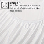 Cotton Bed Sheet Set – 2000TC Deep-Pocket Bedding – additional product view 14