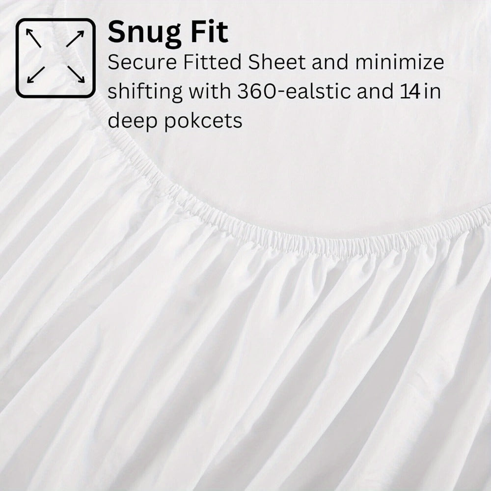 Cotton Bed Sheet Set – 2000TC Deep-Pocket Bedding – additional product view 14
