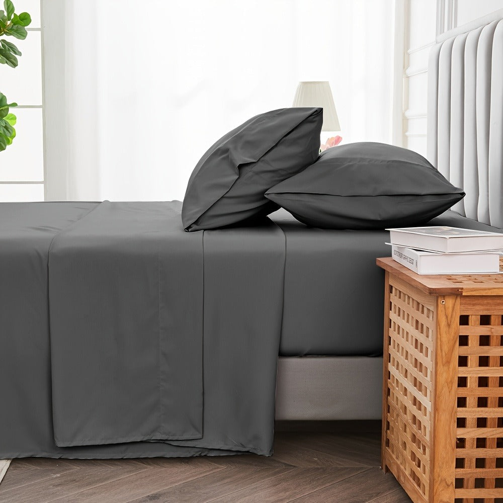 Cotton Bed Sheet Set – Cooling Deep-Pocket Bedding – design and construction details