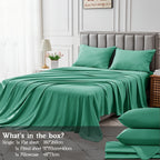Cotton Bed Sheet Set – Cooling Deep-Pocket Bedding – additional product view 11