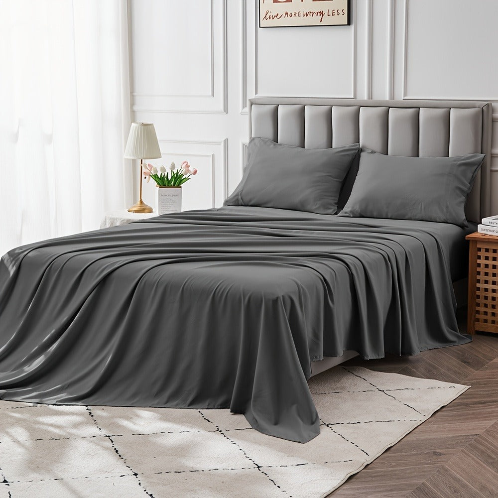Cotton Bed Sheet Set – Cooling Deep-Pocket Bedding – additional product view 12
