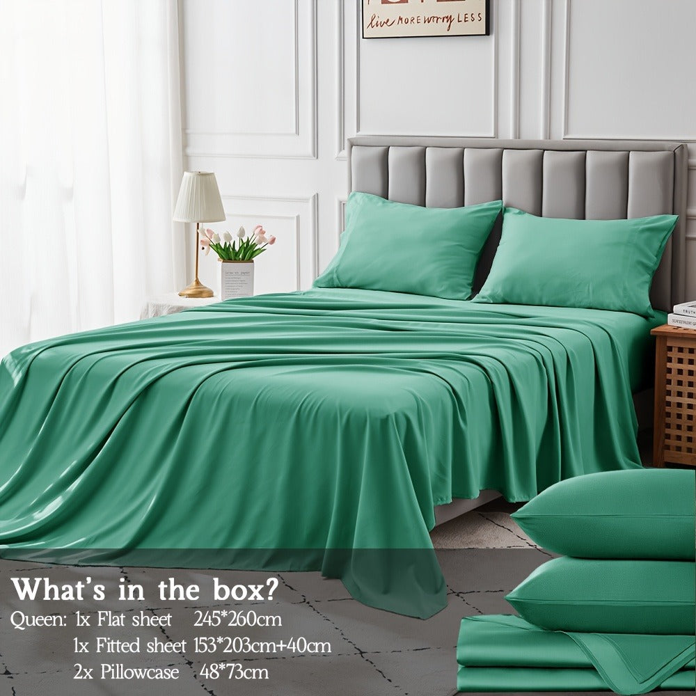 Cotton Bed Sheet Set – Cooling Deep-Pocket Bedding – additional product view 15
