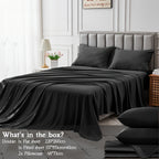 Cotton Bed Sheet Set – Cooling Deep-Pocket Bedding – additional product view 21