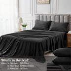 Cotton Bed Sheet Set – Cooling Deep-Pocket Bedding – additional product view 22