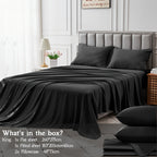 Cotton Bed Sheet Set – Cooling Deep-Pocket Bedding – additional product view 23
