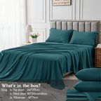 Cotton Bed Sheet Set – Cooling Deep-Pocket Bedding – additional product view 30