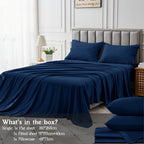 Cotton Bed Sheet Set – Cooling Deep-Pocket Bedding – additional product view 31