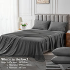 Cotton Bed Sheet Set – Cooling Deep-Pocket Bedding – additional product view 42