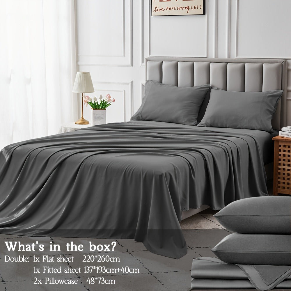 Cotton Bed Sheet Set – Cooling Deep-Pocket Bedding – additional product view 43