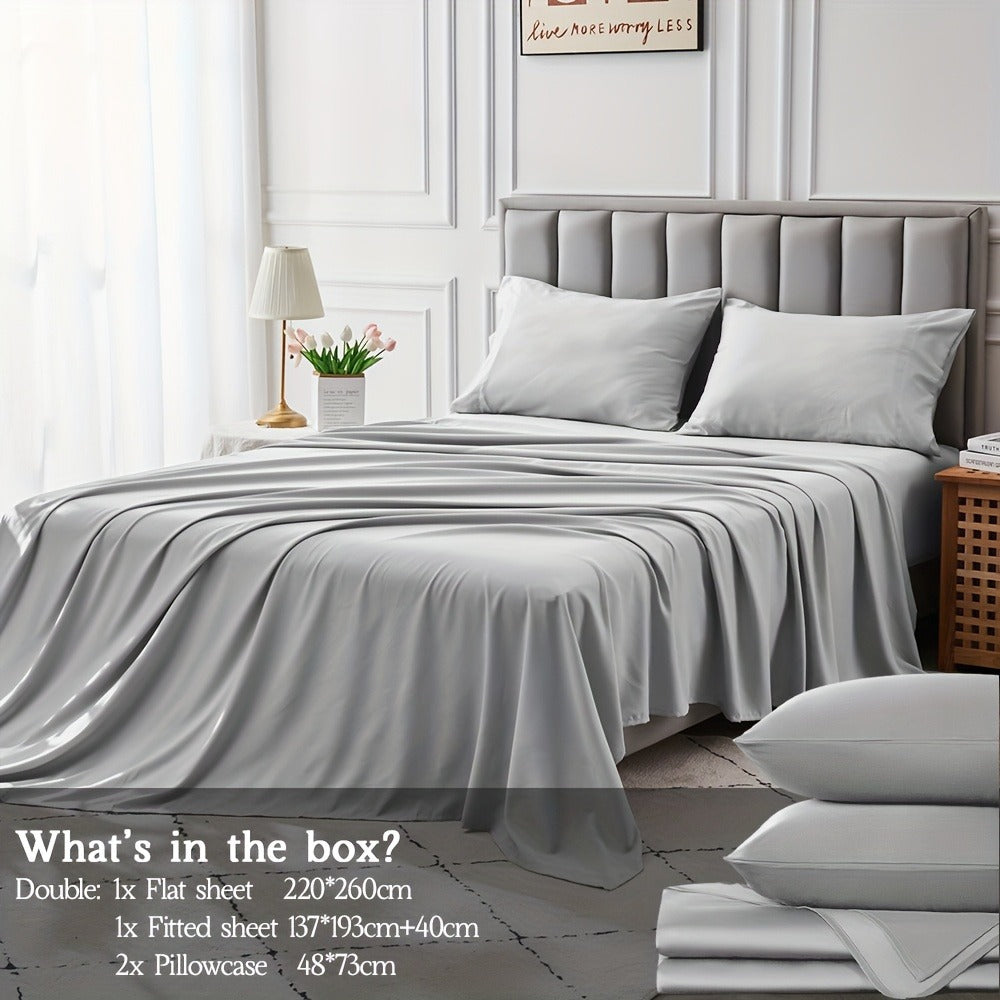 Cotton Bed Sheet Set – Cooling Deep-Pocket Bedding – additional product view 47