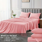 Cotton Bed Sheet Set – Cooling Deep-Pocket Bedding – additional product view 49