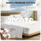 Cotton Bed Sheet Set – Cooling Deep-Pocket Bedding – additional product view 53