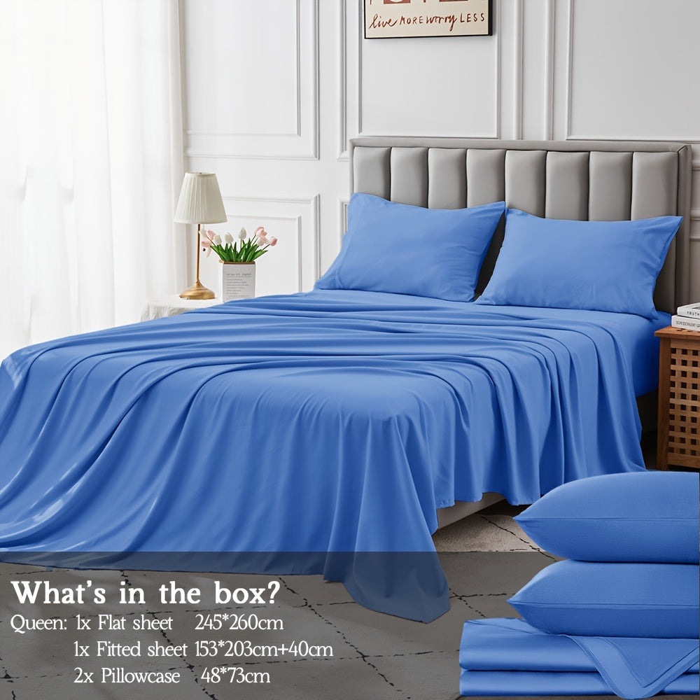 Cotton Bed Sheet Set – Cooling Deep-Pocket Bedding – additional product view 64