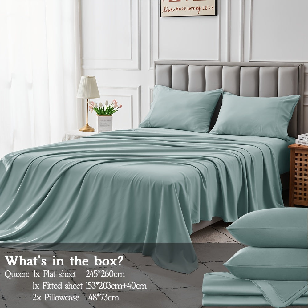 Cotton Bed Sheet Set – Cooling Deep-Pocket Bedding – additional product view 72