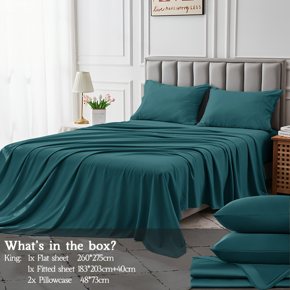 Cotton Bed Sheet Set – Cooling Deep-Pocket Bedding – additional product view 76