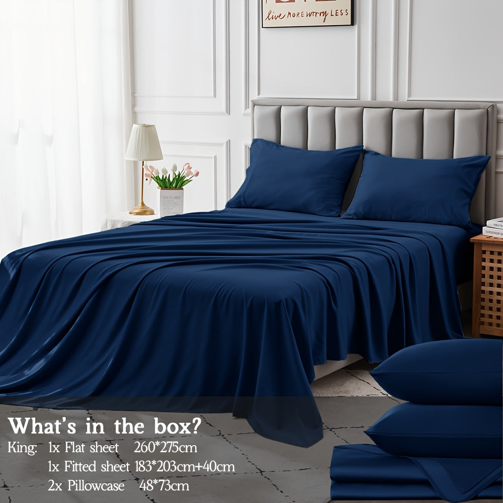 Cotton Bed Sheet Set – Cooling Deep-Pocket Bedding – additional product view 79