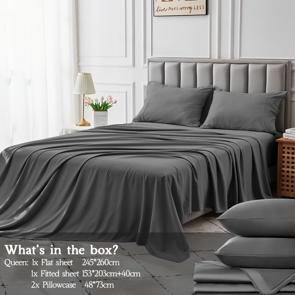 Cotton Bed Sheet Set – Cooling Deep-Pocket Bedding – additional product view 88