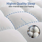 Cotton Mattress Topper – 30cm Fitted Bed Layer – alternate product view