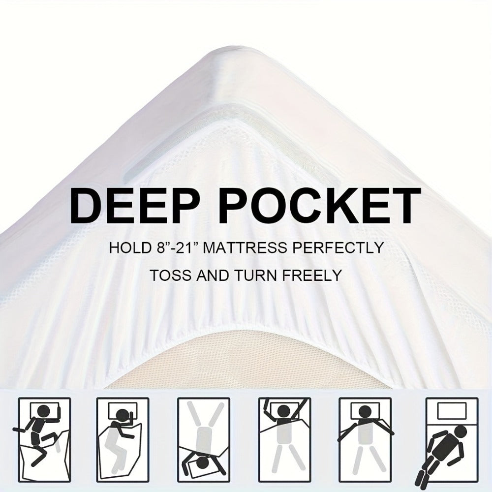 Cotton Mattress Topper – 30cm Fitted Bed Layer – additional product view 10