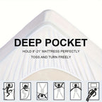 Cotton Mattress Topper – 30cm Fitted Bed Layer – additional product view 10