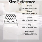 Cotton Mattress Topper – 30cm Fitted Bed Layer – additional product view 9