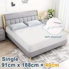Waterproof Cotton Mattress Protector product detail 5