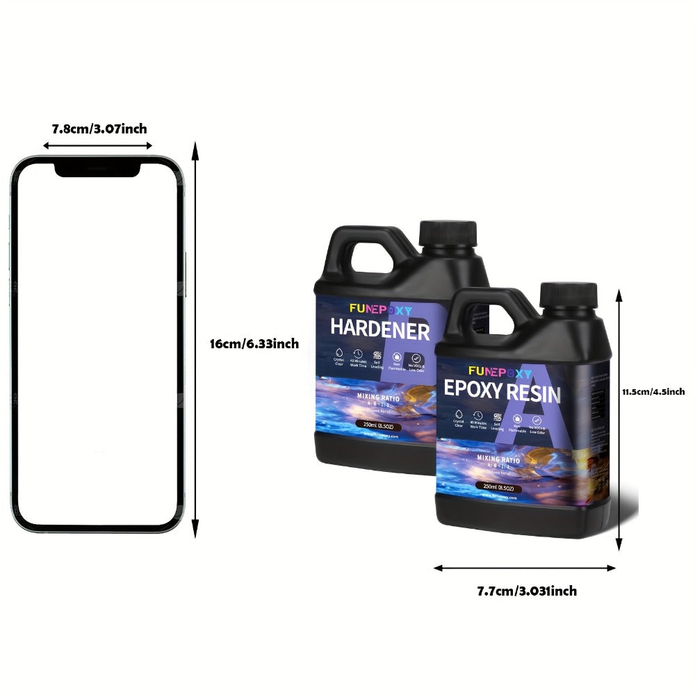 Crystal-Clear Tabletop Epoxy Resin Kit - tabletops, crafts and – alternate product view