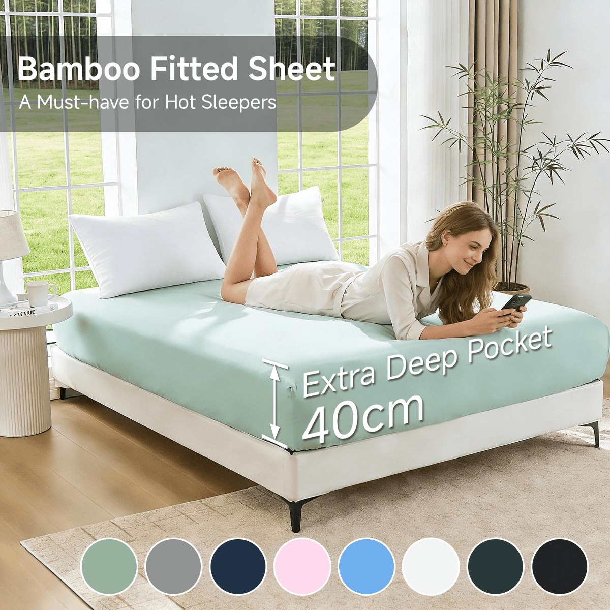 Bamboo Blend Fitted Sheet product detail 29