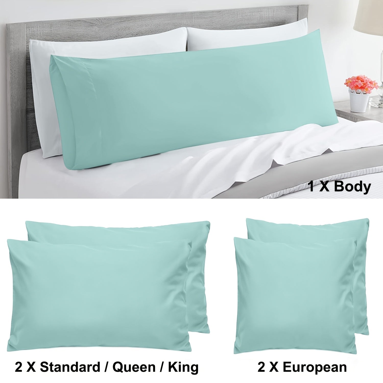 2pcs Cotton Pillowcase Set - bedrooms, guest rooms and hotels – additional product view 49