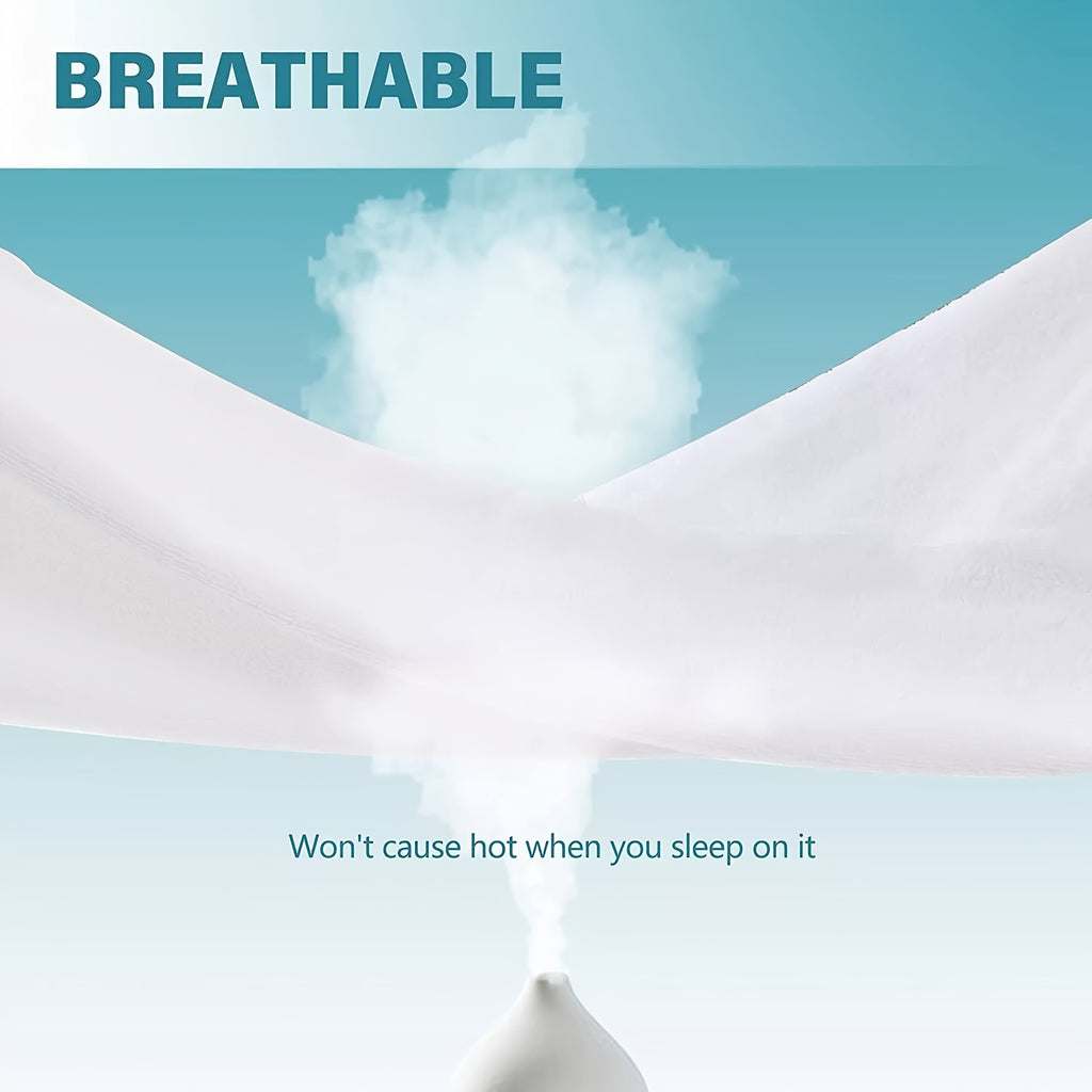 100% Waterproof Quilted Mattress Protector - Luxury Soft Comfort Waterproof Mattress Protector - Machine Washable, Breathable, Protection for Bedroom And Hotel