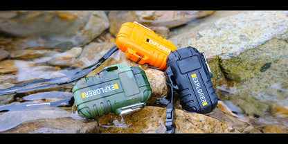 HEYMYTH Dual Arc Electric Plasma Lighter - USB Rechargeable & Flameless Windproof Lighter (1-Pack/2-Pack) - Survival Tactical Gear For Outdoor Camping, EDC - Fashion Design In Gift Box (Orange & Black