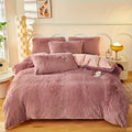 Seasonal Personalized Gifts/Soft And Fluffy Plush Duvet Cover Bed Cover Queen King Size Bed Pillowcase Milk Velvet Relief/1 X Duvet Cover And 2 X Pillowcases