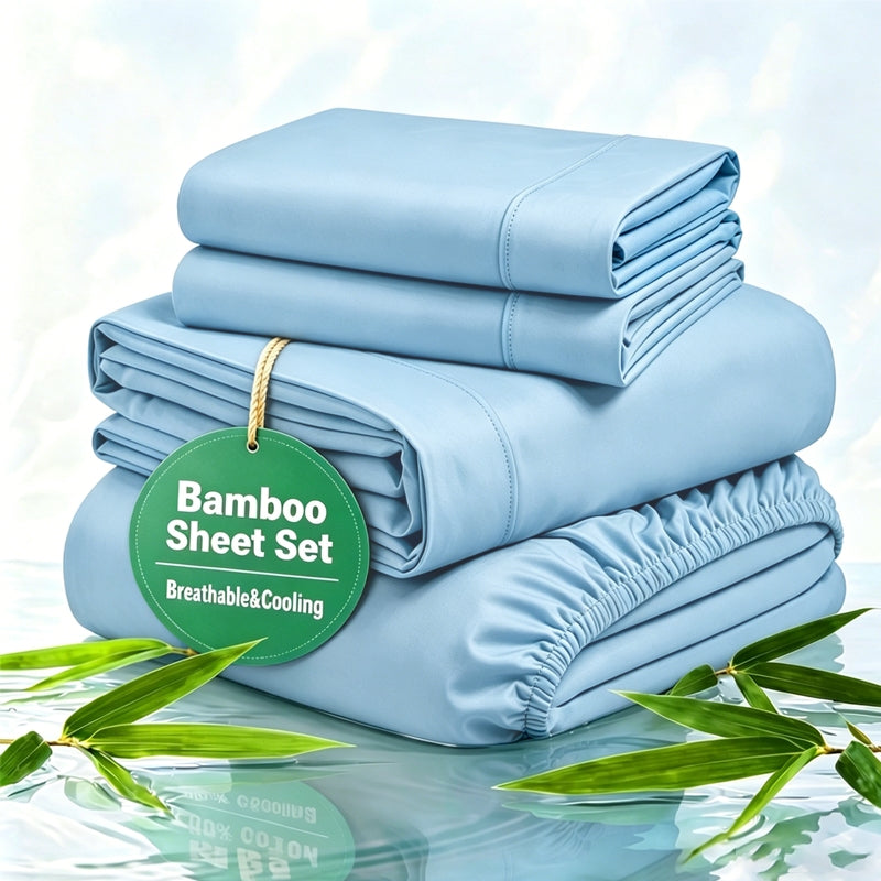 Bamboo Blend Bed Sheet Set product detail 24