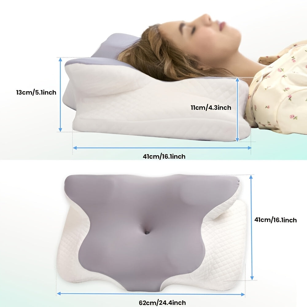 Cervical Memory Foam Contour Pillow Neck Back Support Anti Snore Foam Soft
