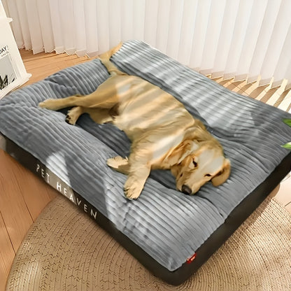 120cm 4XL Dog Bed Mattress: Spacious Washable Pet Crate Mat, Cozy Dog Sofa with Anti-Slip Bottom, Ideal Pet Pillow Cushion for Dogs and Cats!