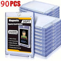 30/60/90pcs Magnetic Card Holder | 45 PT Magnetic Card Holder for Trading Cards, Magnetic Card Holder Cases Magnetic Card Case Clear Card Protectors for Thick Baseball Football Hockey Cards