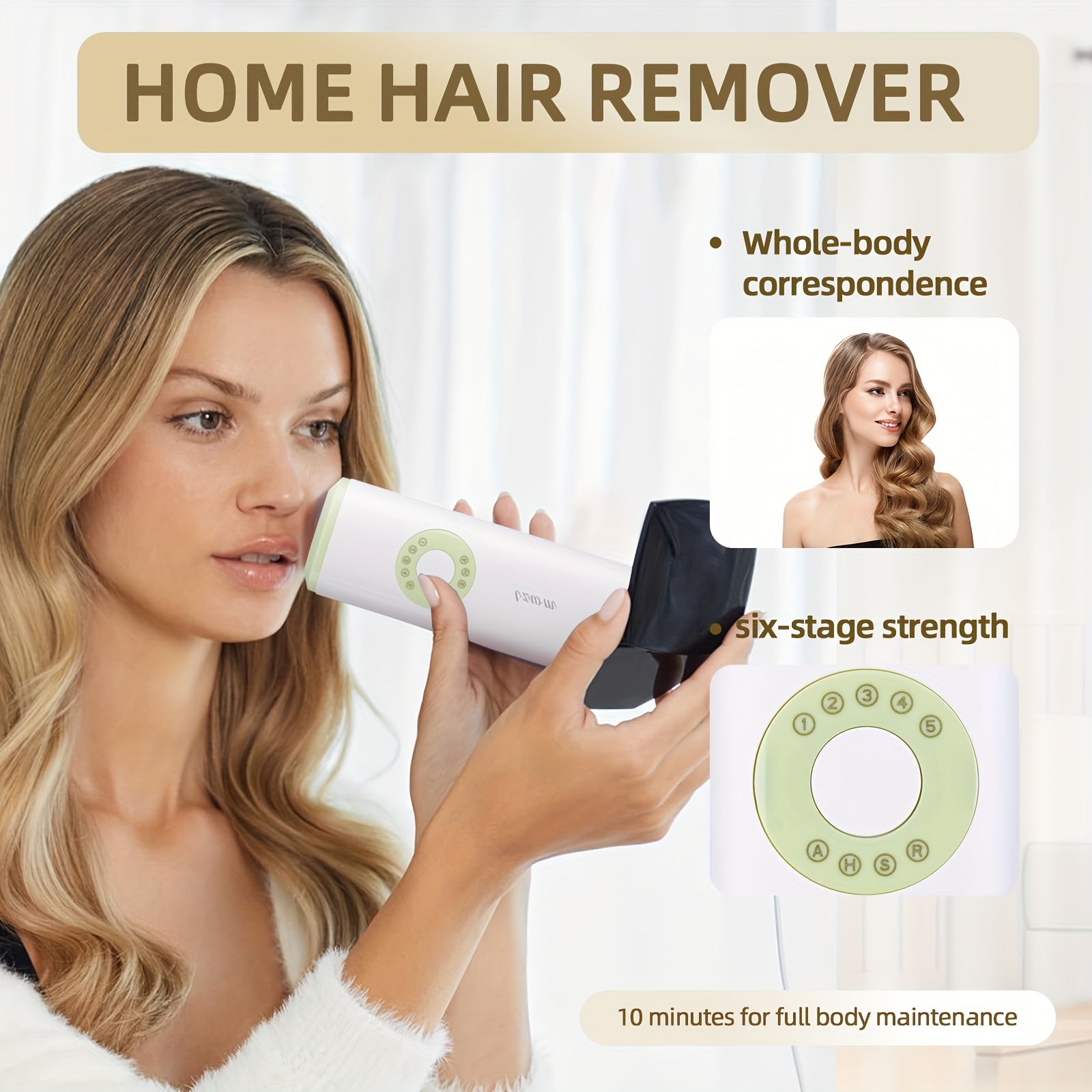IPL Hair Removal Device, Hair Removal Machine, Full Body Hair Removal, Unisex Holiday Gift