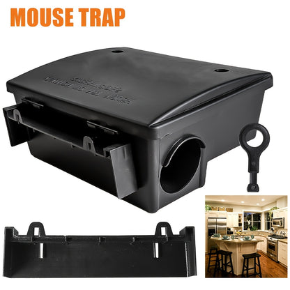 Rat Bait Station Trap Lockable Control Box Household Mice Mouse Control Use